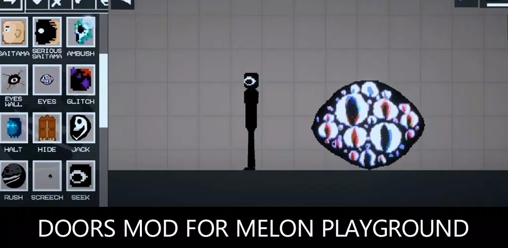 😱Roblox Doors Rush in Melon Playground 