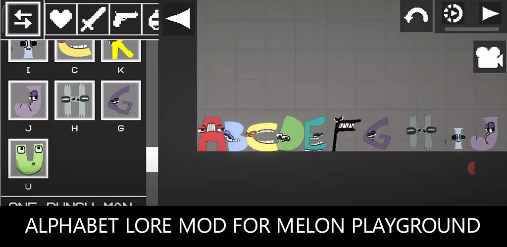 Alphabet lore Melon Mod [Melon Playground] [Mods]