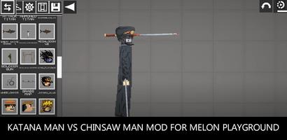 Katana Man Mod For melon poster