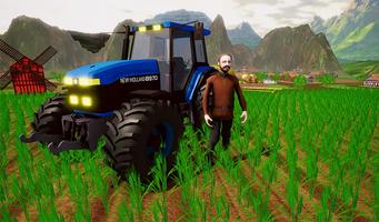 Real Farming Games 2021 - Tractor Driving Sim 3D Affiche