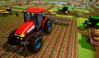 Real Farming Games 2021 - Tractor Driving Sim 3D capture d'écran 1