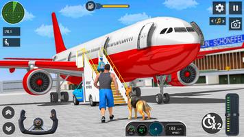 Pilot Simulator Airplane Games Affiche