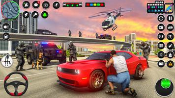 Police Car Sim 3D Thief Chase Affiche