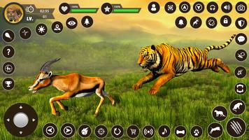 Wild Tiger Sim: Animal Games اسکرین شاٹ 3