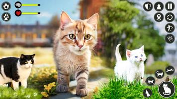Cat Simulator: Pet Cat Games Affiche