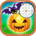 Halloween Color by Number Zeichen