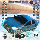 워터 서퍼 자동차 경주 게임 아이콘