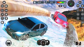 Water Slide Car Race games capture d'écran 1