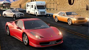 Poster Modern Hero: GT Car  Driving in Traffic Racer