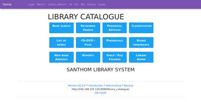 Library Catalogue Affiche