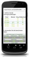 Hyperfokale und Schärfentiefe Screenshot 2