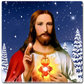 Jesus mit blinkenden Augen