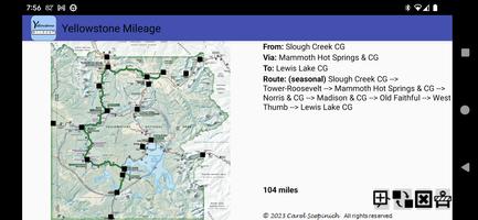 Yellowstone Mileage capture d'écran 2