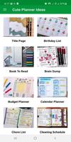 Cute Planner Ideas Affiche