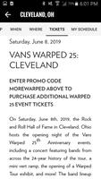 Vans Warped Tour स्क्रीनशॉट 2