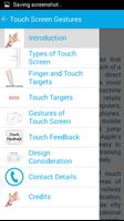Touch Screen Gestures Ekran Görüntüsü 1