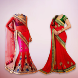 Women Saree Photo Suit أيقونة