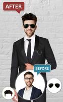 Business Man Photo Suit Editor Affiche