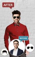 Men Formal Shirt Photo Suit Ekran Görüntüsü 2