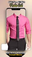 Man Formal Shirt Photo Suit Affiche