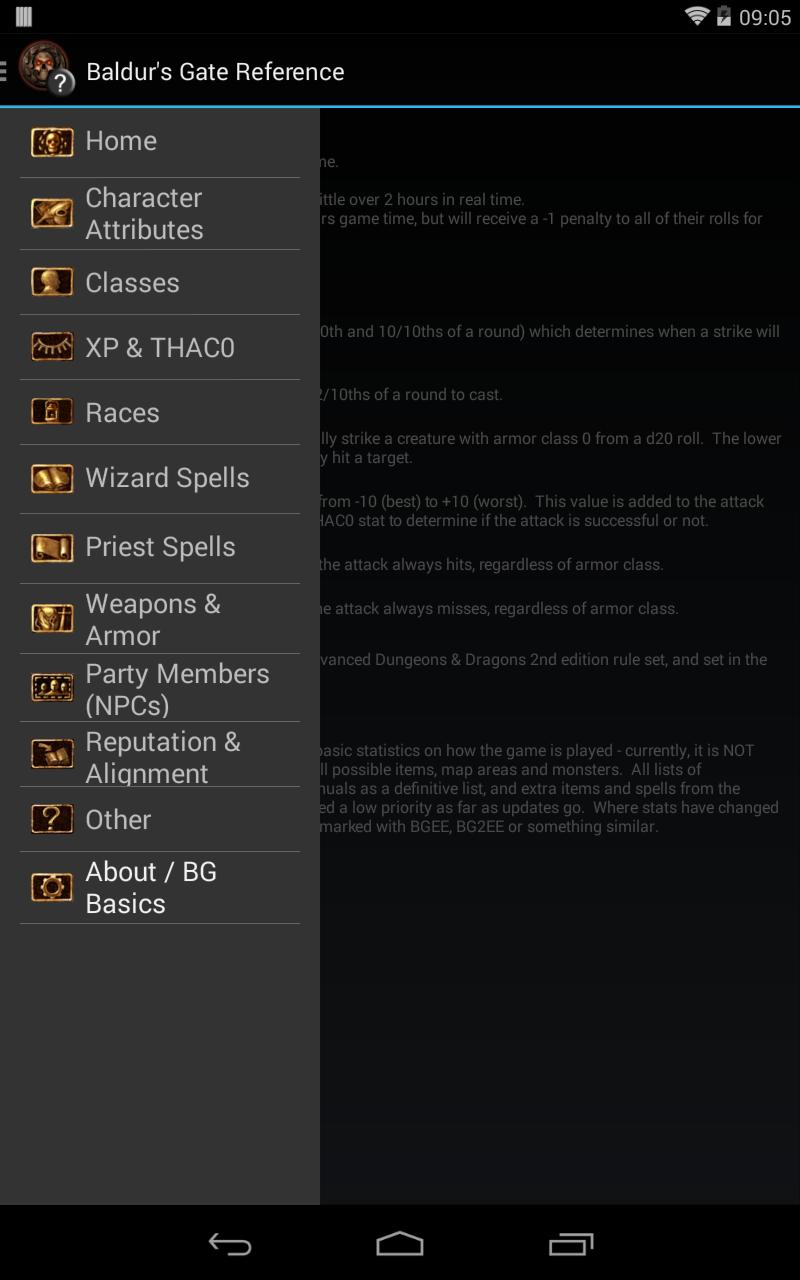 Baldur's Gate Reference for Android - APK Download