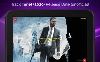 Upcoming Movies - Tenet (2020) Release Countdown स्क्रीनशॉट 2