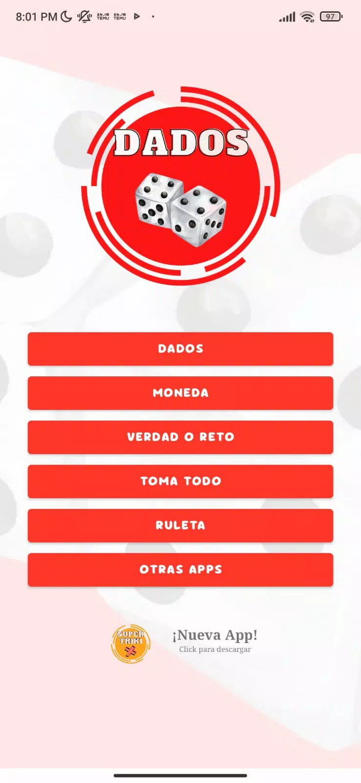 Dados – Simulacion aleatoria