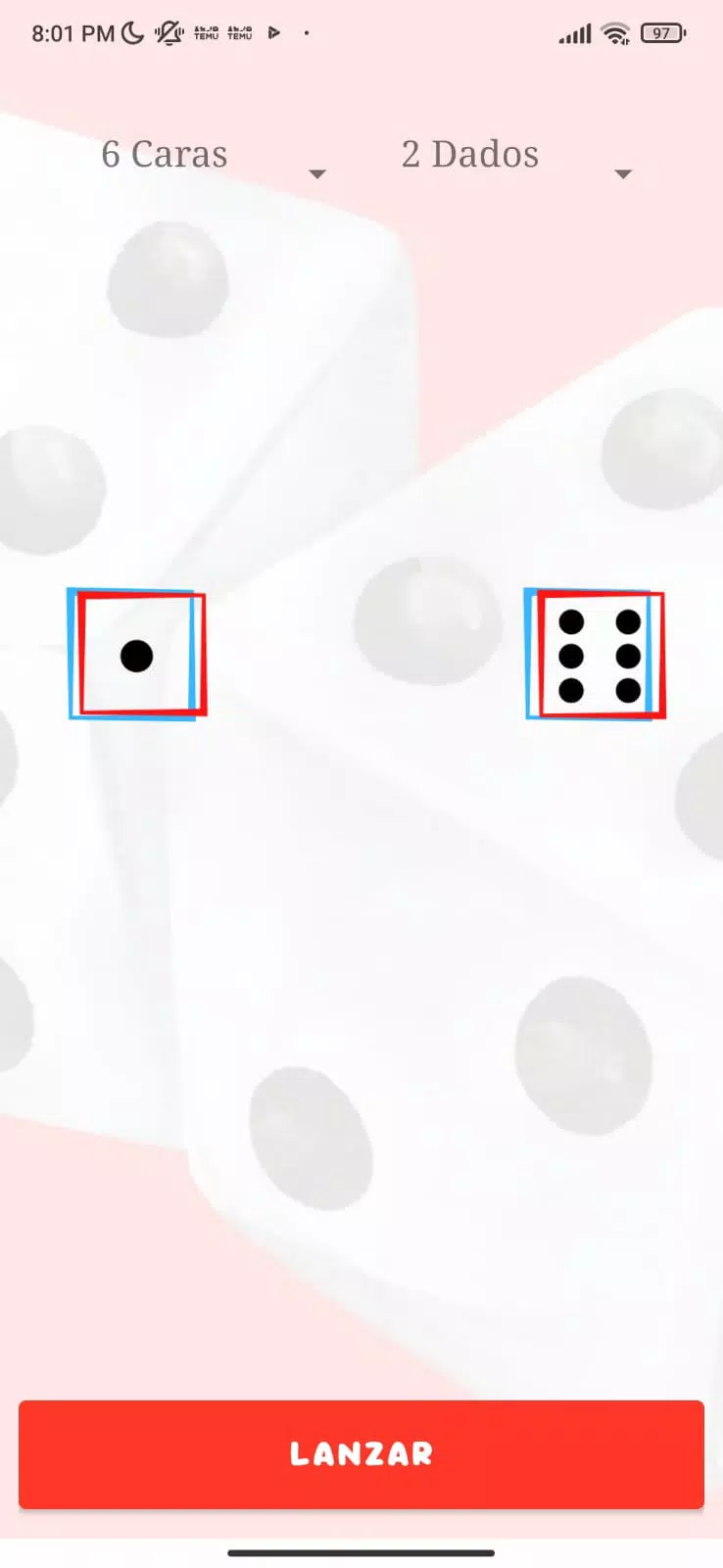 Dados – Simulacion aleatoria