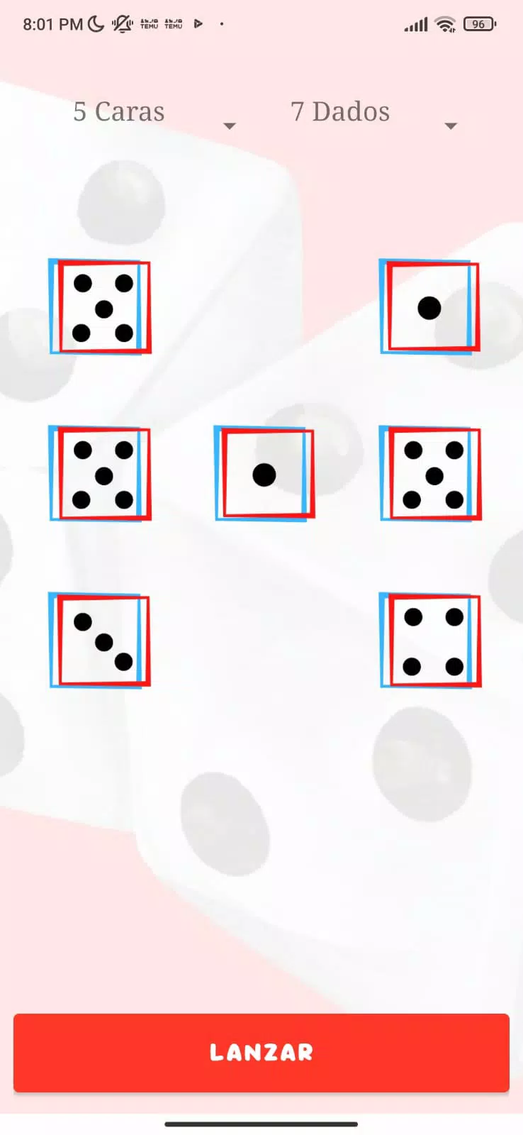 Dados – Simulacion aleatoria