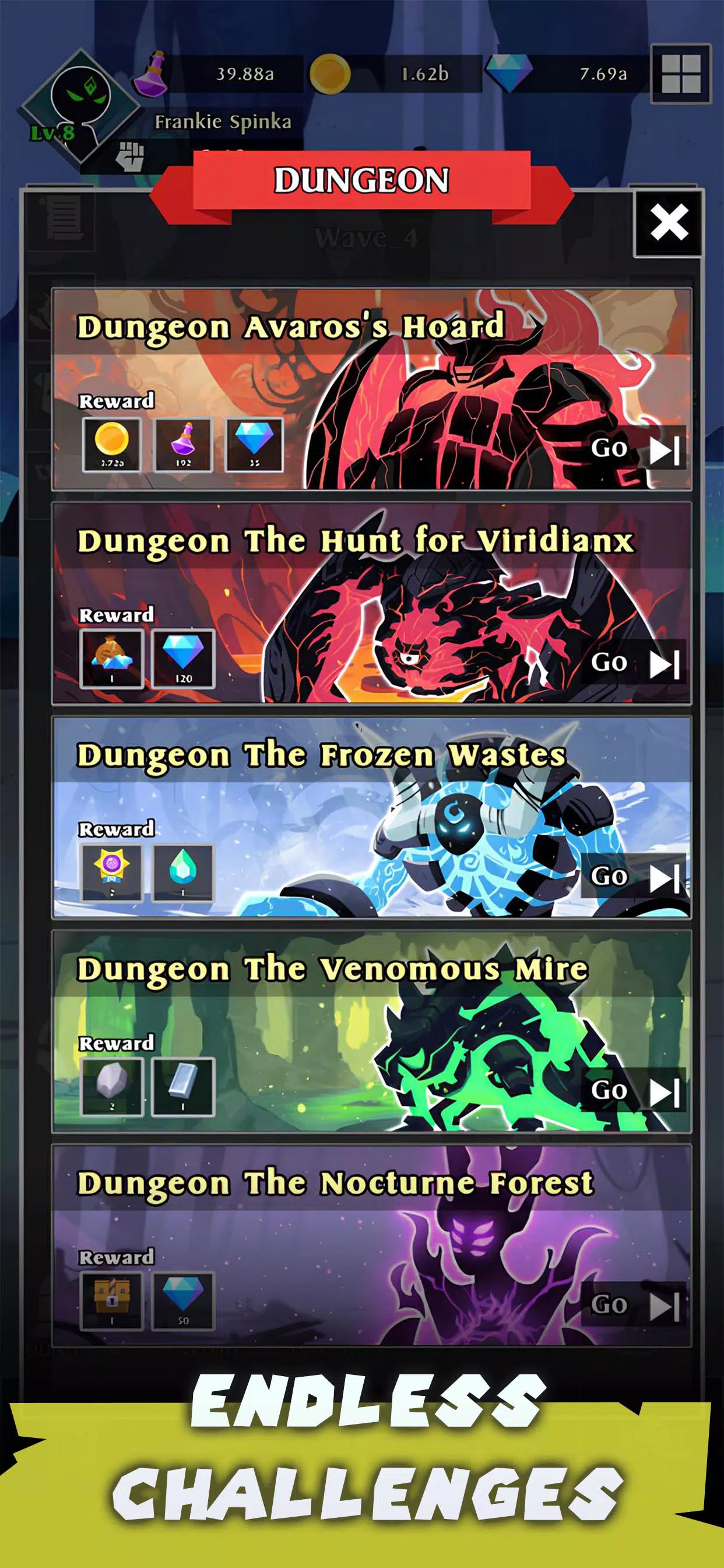 Stickman : Soul Leveling