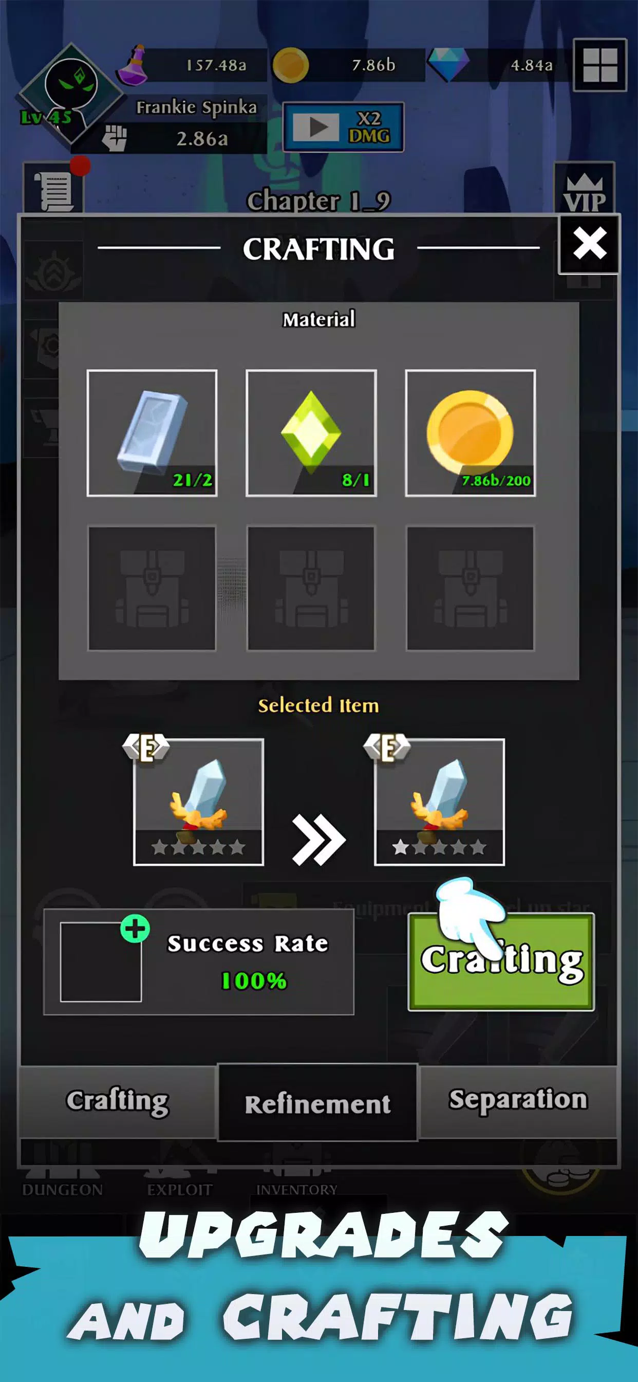 Stickman : Soul Leveling