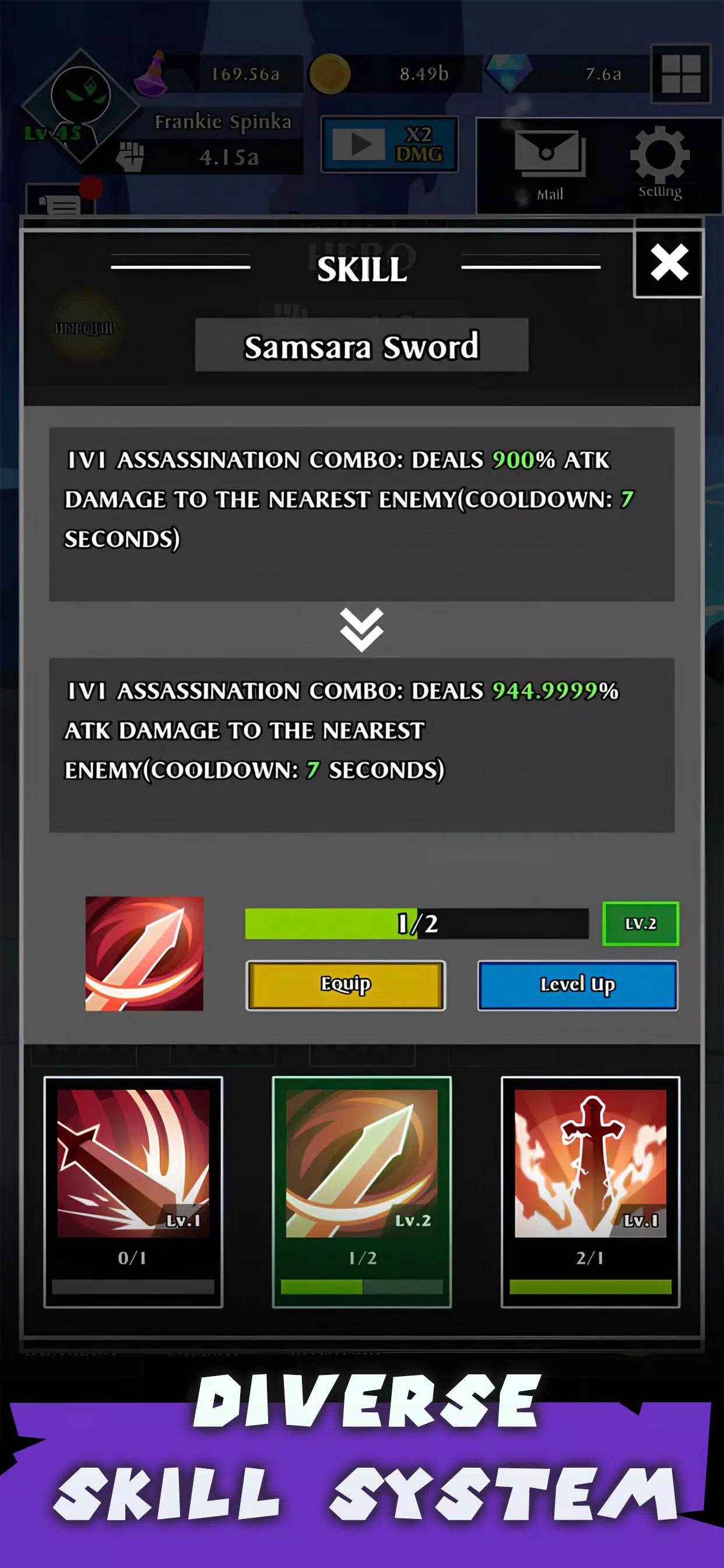 Stickman : Soul Leveling