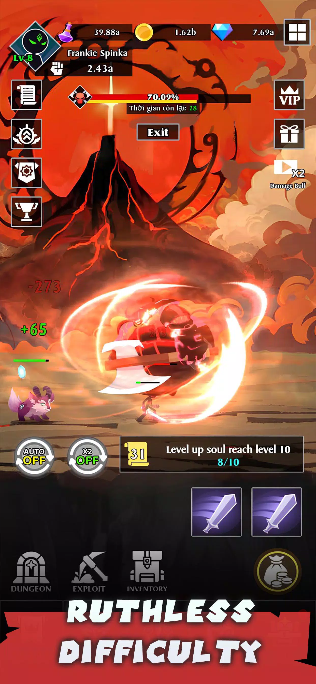 Stickman : Soul Leveling