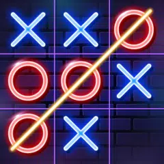 Tic Tac Toe Glow: 2 Player XO APK 下載