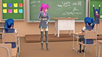 Anime-Schullehrer-Simulator Plakat