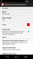 Statusbar Download Progress تصوير الشاشة 1