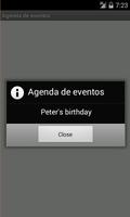برنامه‌نما Agenda de eventos عکس از صفحه