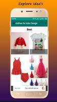 Clothes for Kids Design Affiche