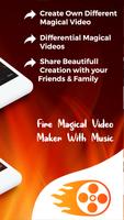 Fire Magical Video Maker With Music 截圖 3