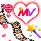 Love Magical Video Maker With Music icône