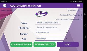 Scrub Shine Interception App poster