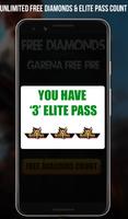 Free Diamonds & Elite Pass Calc For Free Fire-2019 capture d'écran 3