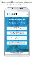 CEHQ - CE Credits for Nurses Plakat