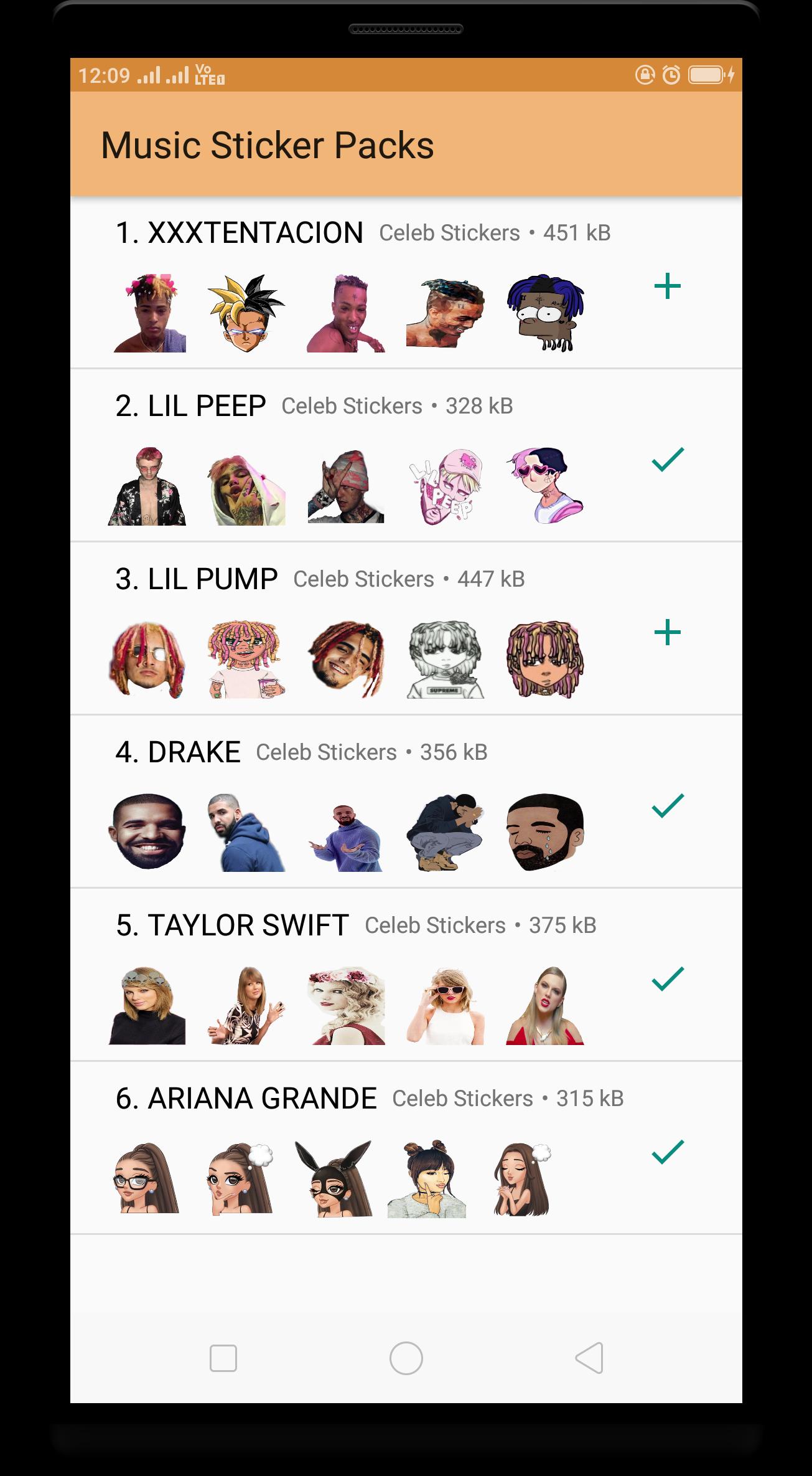 Music Wastickerapps Stickers For Whatsapp For Android Apk Download