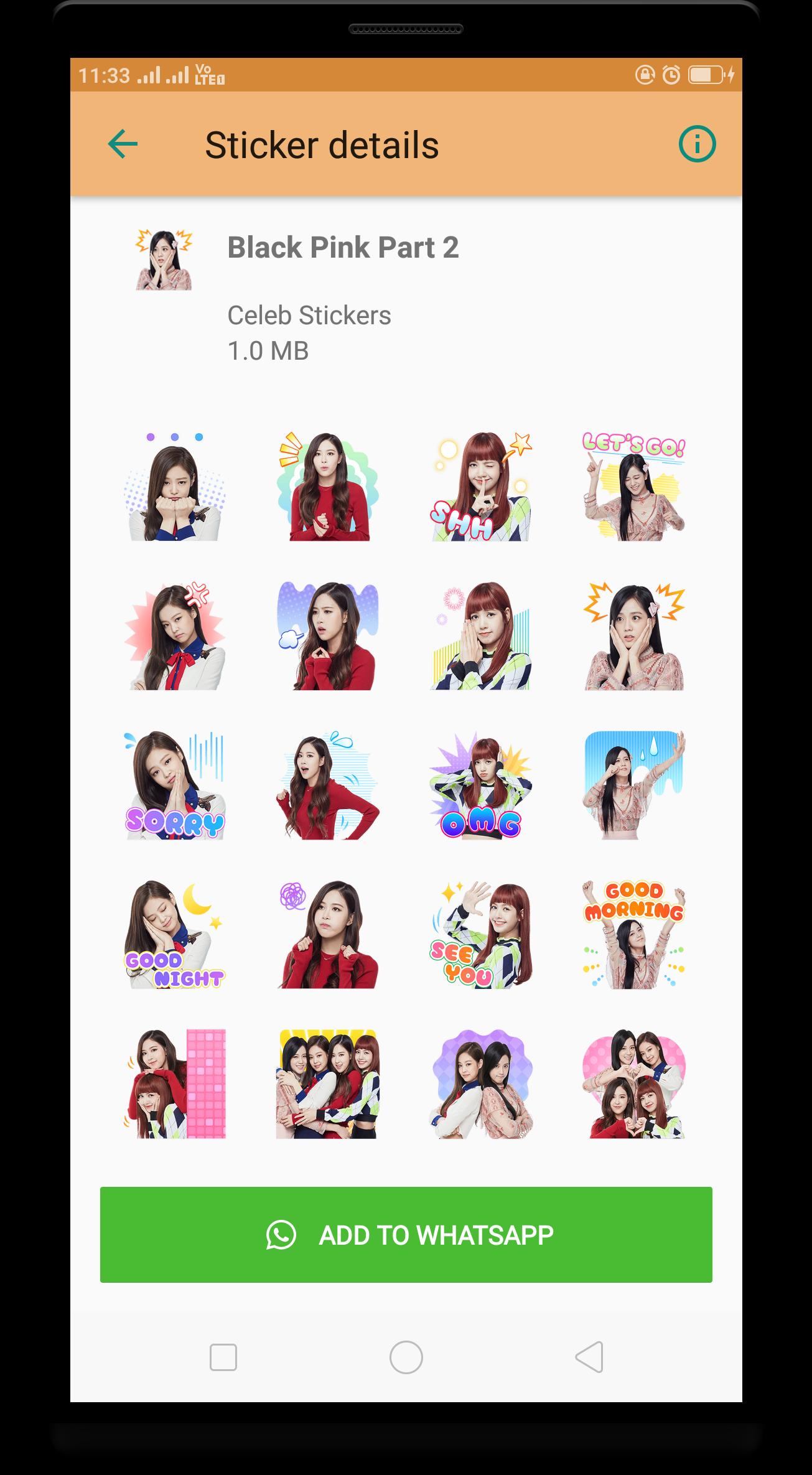 28 Daftar Sticker  Whatsapp  Blackpink  Apk Terkeren 