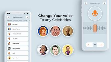 Voice Celebrity Voice Changer imagem de tela 3