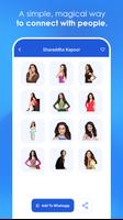 2 Schermata Celebrity Sticker Maker
