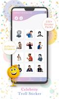 Poster Celebrity Troll Sticker Pack