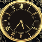 Golden Clock Live Wallpaper icône