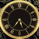 Golden Clock Live Wallpaper